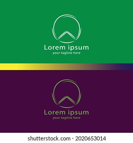 Spätere oder neue Logo-Design . Premium-letztes Logo 