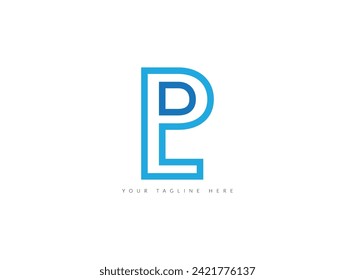 Latter PL Logo Template vector Abstract Monogram Symbol