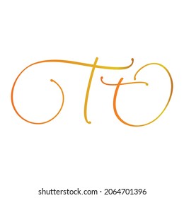 latter T vector symbol design