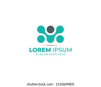 A latter technology logo design