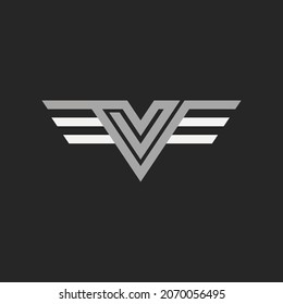 Latter VE logo. Fast industrial vector illustration logo design.