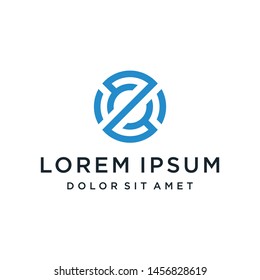 latter z logo monogram icon vector template