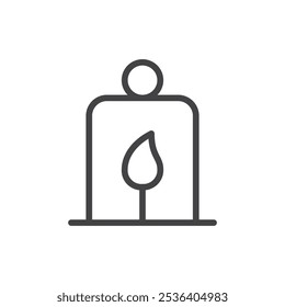 Icono de patrón Símbolo de arte de contorno delgado