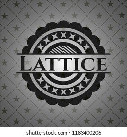 Lattice black emblem