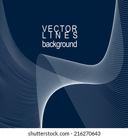 Lattice decorative wavy template, dark vector background with silky textile curves, motif 3d abstract chiffon tulle.