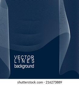 Lattice decorative wavy template, dark vector background with silky textile curves, motif 3d abstract chiffon tulle.