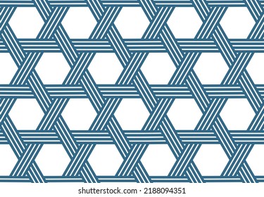 Lattice geometric seamless pattern vector design, trendy retro style minimal grid tiling, monochrome net linear art.