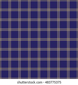 Lattice gold lines on a navy blue background