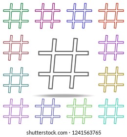 lattice icon. Elements of education in multi color style icons. Simple icon for websites, web design, mobile app, info graphics
