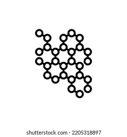 lattice icon vector design templates 