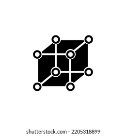 Vektordesign-Vorlagen für Gittersymbol 