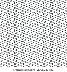 Gitterlinien nahtloses Muster geometrische Illustration Vektordesign Kunst