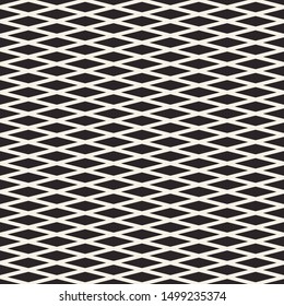 Lattice made of straight diagonal stripes seamless repeat pattern. Square grid, trellis, grating, mesh texture with rhombus shapes, cells. Crossing streaks, geometrical background.