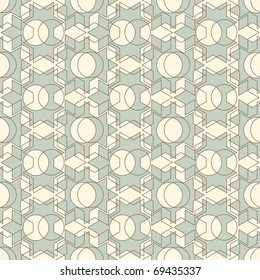 lattice pattern in abstract style