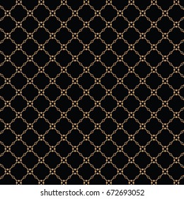 Lattice pattern with trendy lattice on a background. Repeating pattern background. Clover leaves of four leaves. Modern stylish texture. Repeating geometric tiles.
