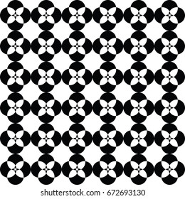 Lattice pattern with trendy lattice on a background. Repeating pattern background. Clover leaves of four leaves. Modern stylish texture. Repeating geometric tiles.