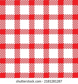 the Lattice Pattern Vector Repeating red White Abstract Square Background