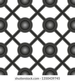 Lattice. Seamless mesh. Intersecting lines. Creative background. Vector graphics
