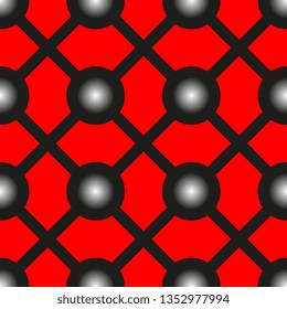 Lattice. Seamless mesh. Intersecting lines. Creative background. Vector graphics