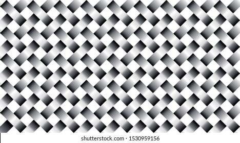 Lattice seamless  pattern. Silver metal net.  Abstract modern texture. Repeating  background with interlacing lines. Template background.  Isolation. Vector illustration