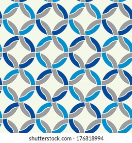 Lattice seamless pattern, vector background.