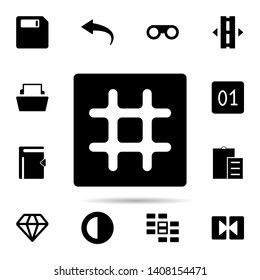 lattice sign icon. Universal set of web for website design and development, app development