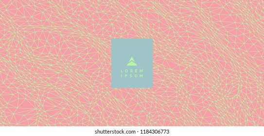 Lattice structure. Science or technology background. Graphic design. 3d grid surface. Abstract  vector illustration.