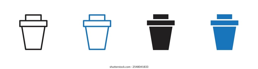 Lattle icon Vector set outline