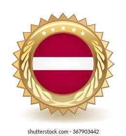 Latvia Badge