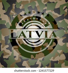 Latvia camo emblem