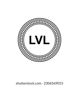 Latvia Currency Symbol, Latvian Lats Icon, LVL Sign. Vector Illustration