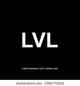 Latvia Currency Symbol, Latvian Lats Icon, LVL Sign. Vector Illustration