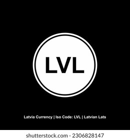 Latvia Currency Symbol, Latvian Lats Icon, LVL Sign. Vector Illustration