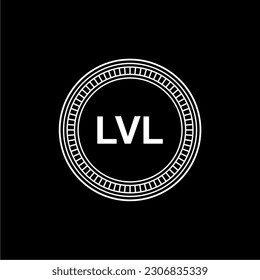 Latvia Currency Symbol, Latvian Lats Icon, LVL Sign. Vector Illustration