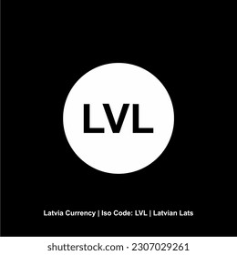 Latvia Currency Symbol, Latvian Lats Icon, LVL Sign. Vector Illustration