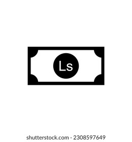 Latvia Currency Symbol, Latvian Lats Icon, LVL Sign. Vector Illustration