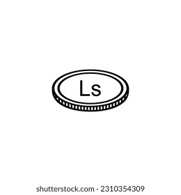 Latvia Currency Symbol (Version 2), Latvian Lats Icon, LVL Sign. Vector Illustration