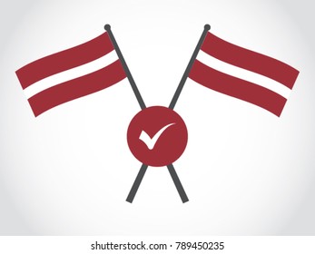 Latvia Emblem Check