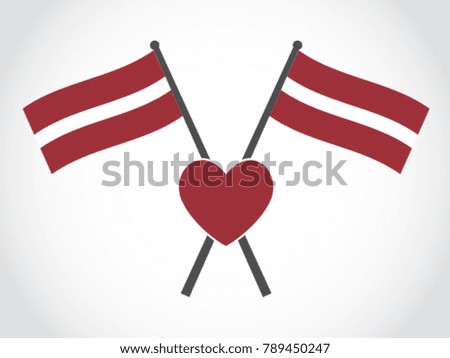 Latvia Emblem Favorite