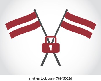 Latvia Emblem Security