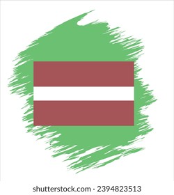 Latvia Flag abstract vector illustration