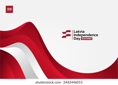 Latvia flag background, 18th of november latvia independence day.