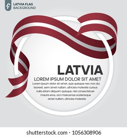 Latvia flag background