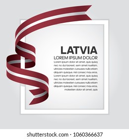 Latvia flag background