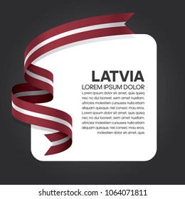 Latvia flag background