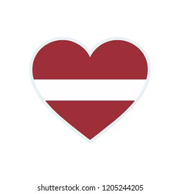 Latvia flag. Latvia love flag