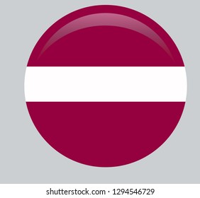 Latvia flag, official colors and proportion correctly. National Latvia flag.