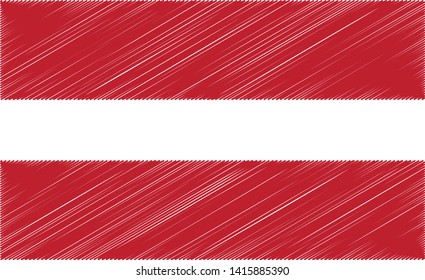 Latvia flag. Simple vector Latvia  flag