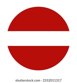 Latvia flag vector illustration. Simple flag Latvia icon emoji design.