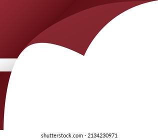Latvia flag wave  isolated  on png or transparent background,Symbol Latvia,template for banner,card,advertising ,promote,and business matching country poster, vector illustration